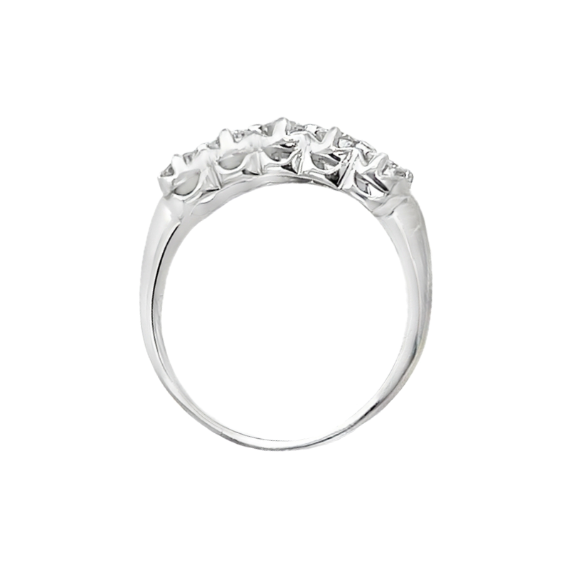 Vintage Diamond Band 14K White Gold .45CTW
