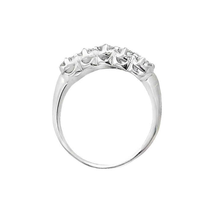Vintage Diamond Band 14K White Gold .45CTW