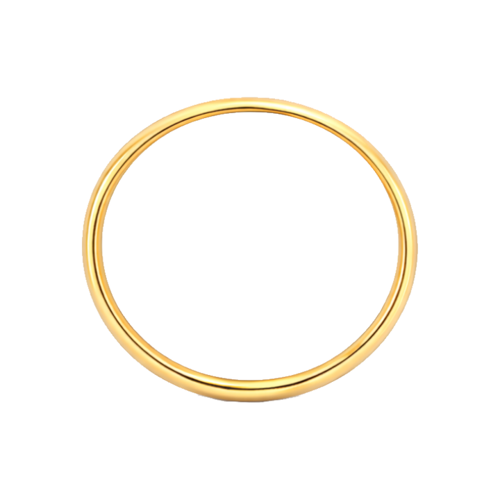 Plain Wedding Band 14K Yellow Gold 4.7MM
