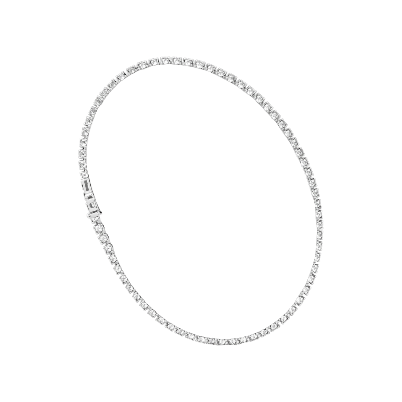 Diamond Tennis Bracelet 14K White Gold 4CTW