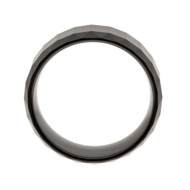 Men's Black Ceramic Wedding Band