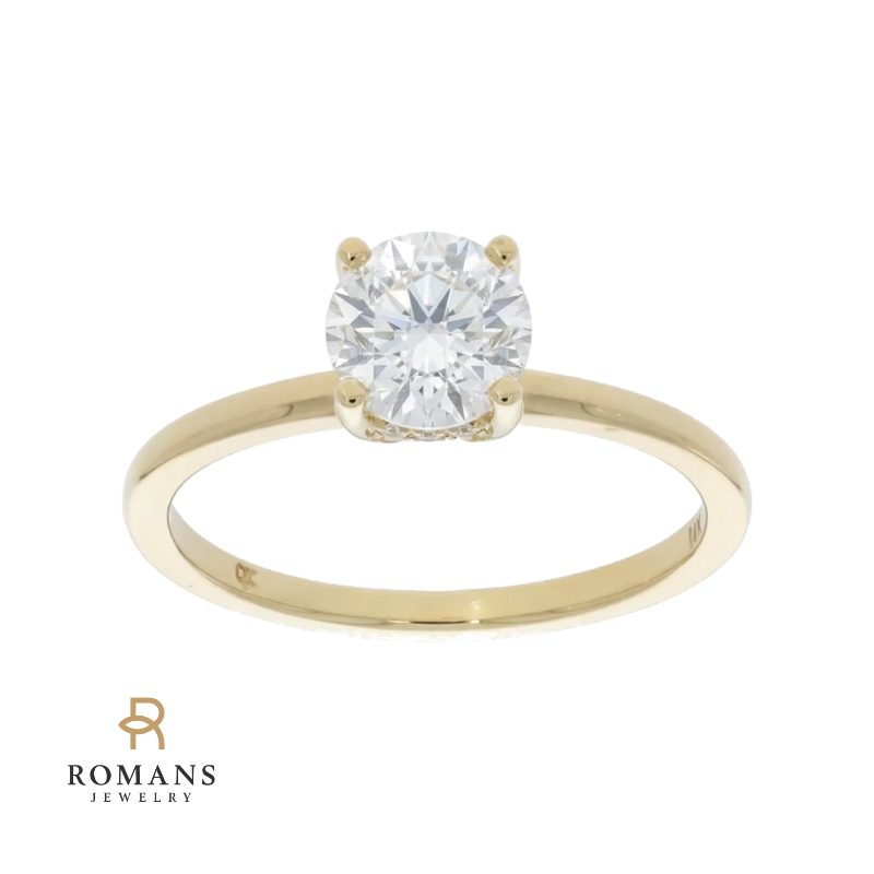 Covenant Hidden Halo Setting 14K Gold