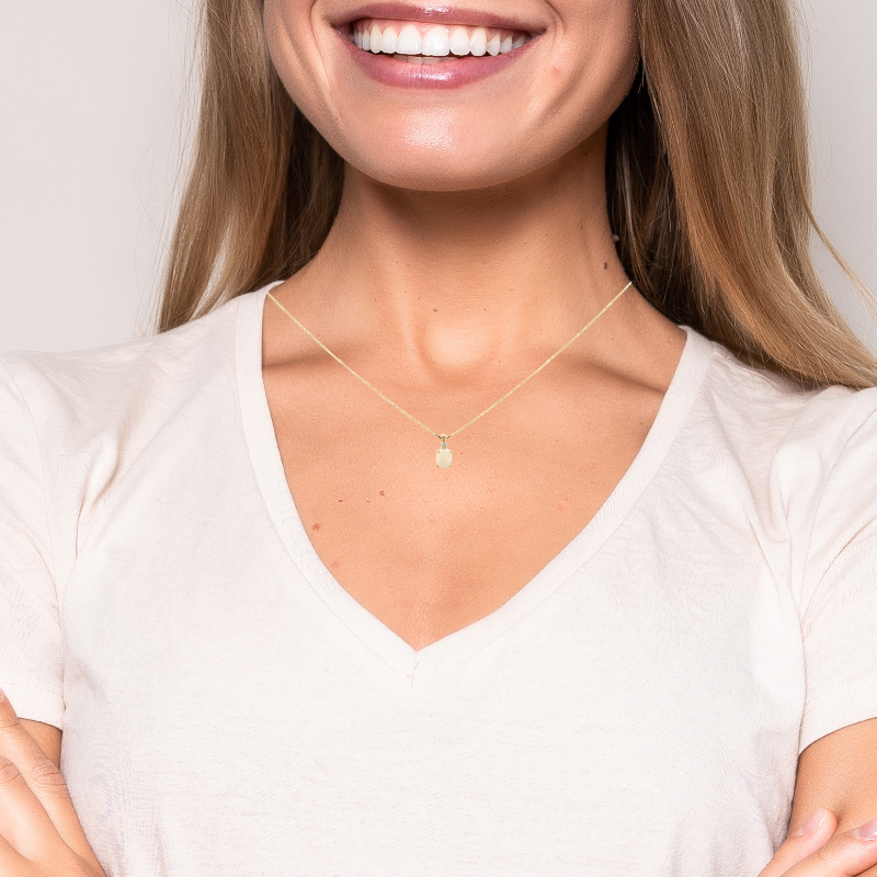 Opal Diamond Pendant 1.10CT