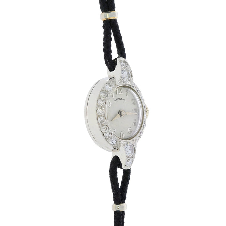 Hamilton Platinum Diamond Ladies 1940's Watch