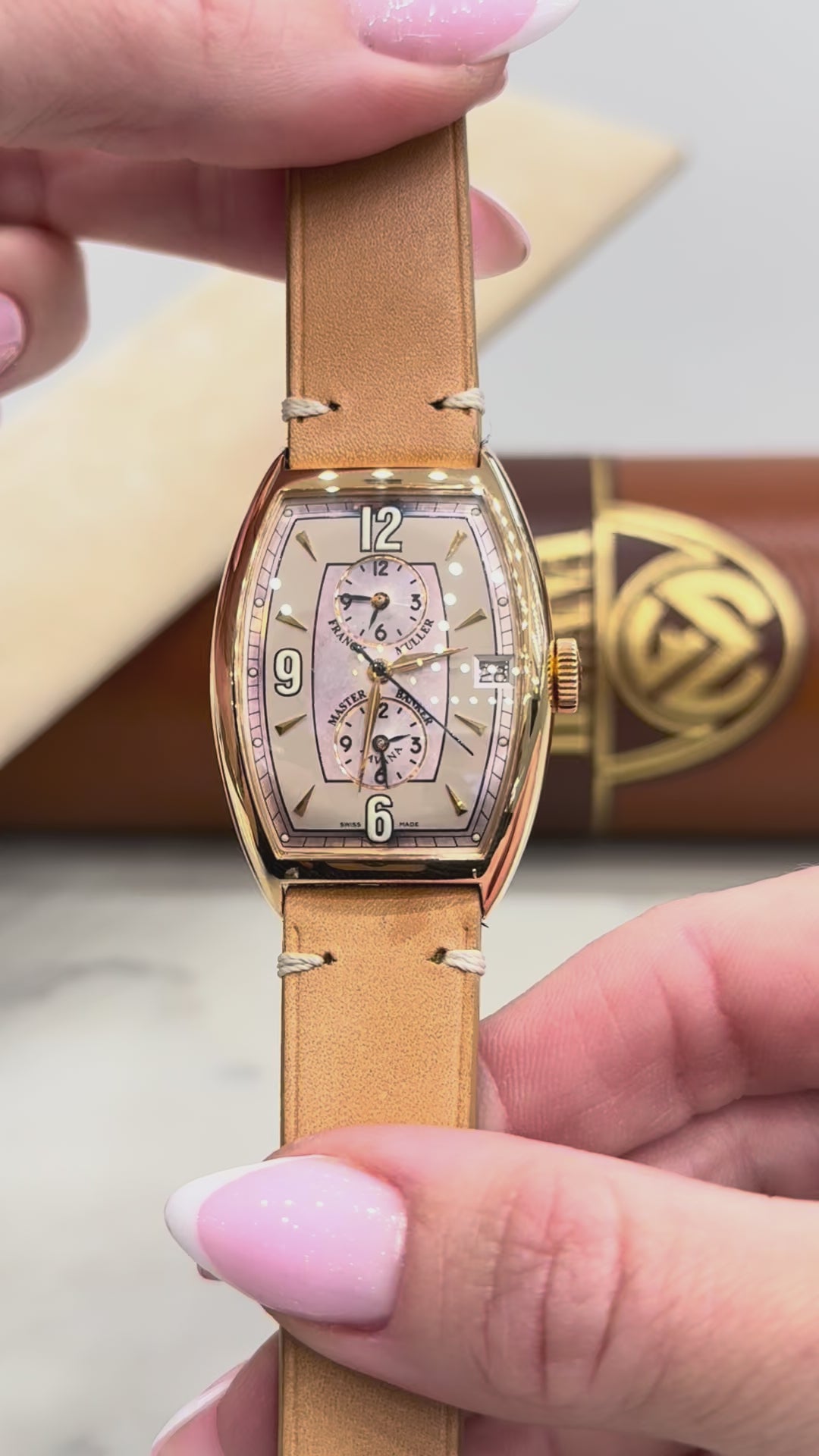 Franck Muller Master Banker Havana Ref. 5850 MB HV 18K Rose Gold No.62