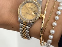 Rolex Datejust Diamond Bezel Ladies Two Tone Watch