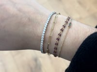 Diamond Tennis Bracelet 14K White Gold 4CTW