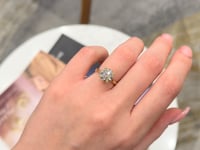 Isleana Solitaire 3CT Round Lab Diamond Ring 18K Yellow Gold