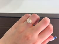 Lumière Solitaire Bezel 2CT Horizontal Cushion Lab Diamond 14K Yellow Gold