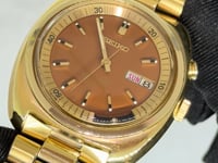 Seiko Bell-Matic 4006-6039 Root Beer Dial 39mm Automatic Alarm