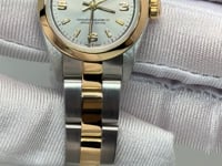 Rolex Oyster Perpetual Ladies Ref: 76183 Steel &amp; 18K Yellow Gold 25MM Y-2002