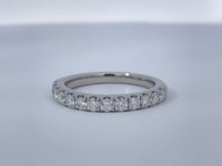 Diamond Stackable Band .65CTW 2.8MM Platinum