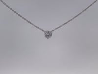 Diamond Floating Necklace 0.25CT 14K White Gold