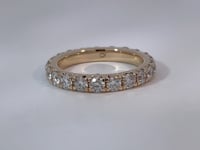 Lab Grown Diamond Eternity Band 1.85CTW 14K Yellow Gold
