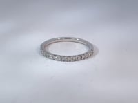 Classic Diamond Stacking Band 14K White Gold .25CTW