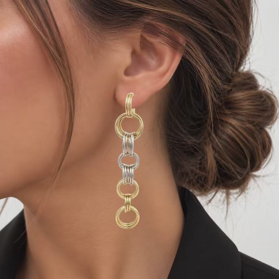 H. Stern Cascais Multi-Link Drop Earrings 18K Gold