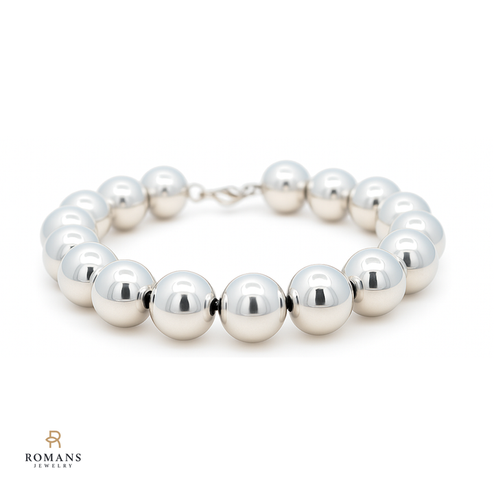 Tiffany & Co. Bead Sterling Silver Bracelet