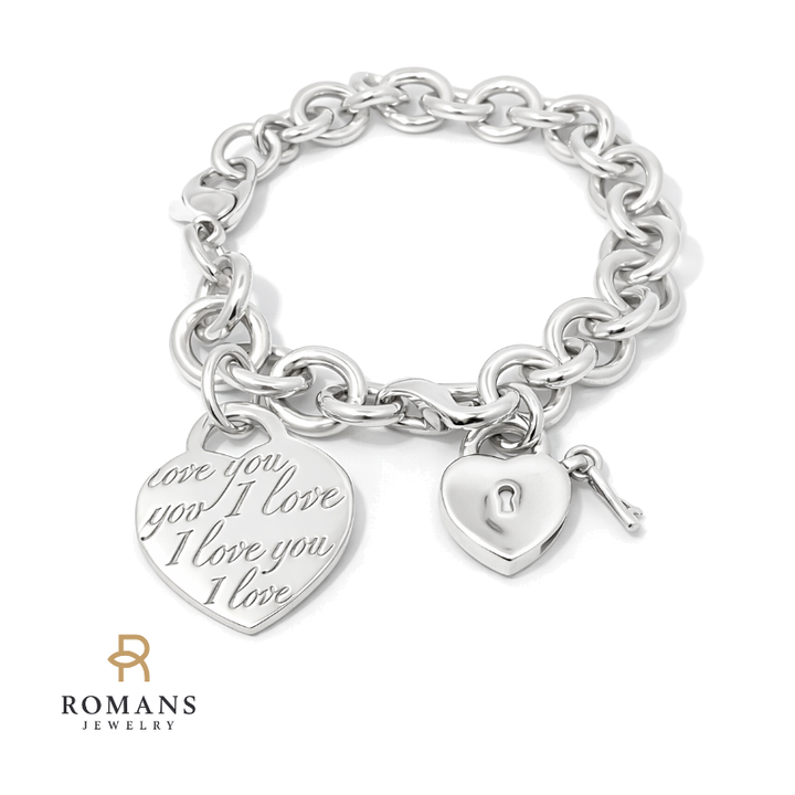 Tiffany & Co. Heart Tag Bracelet Sterling Silver
