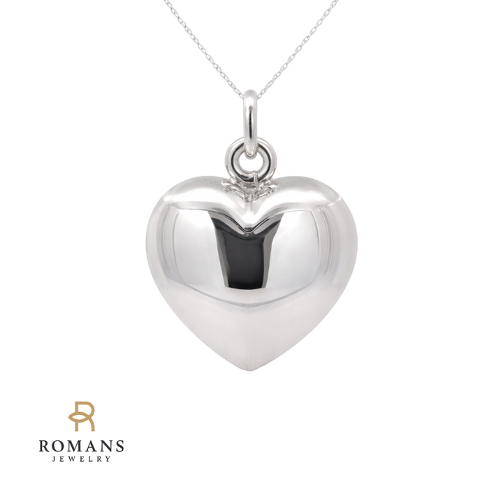 Tiffany & Co. Puffy Heart Pendant Sterling Silver