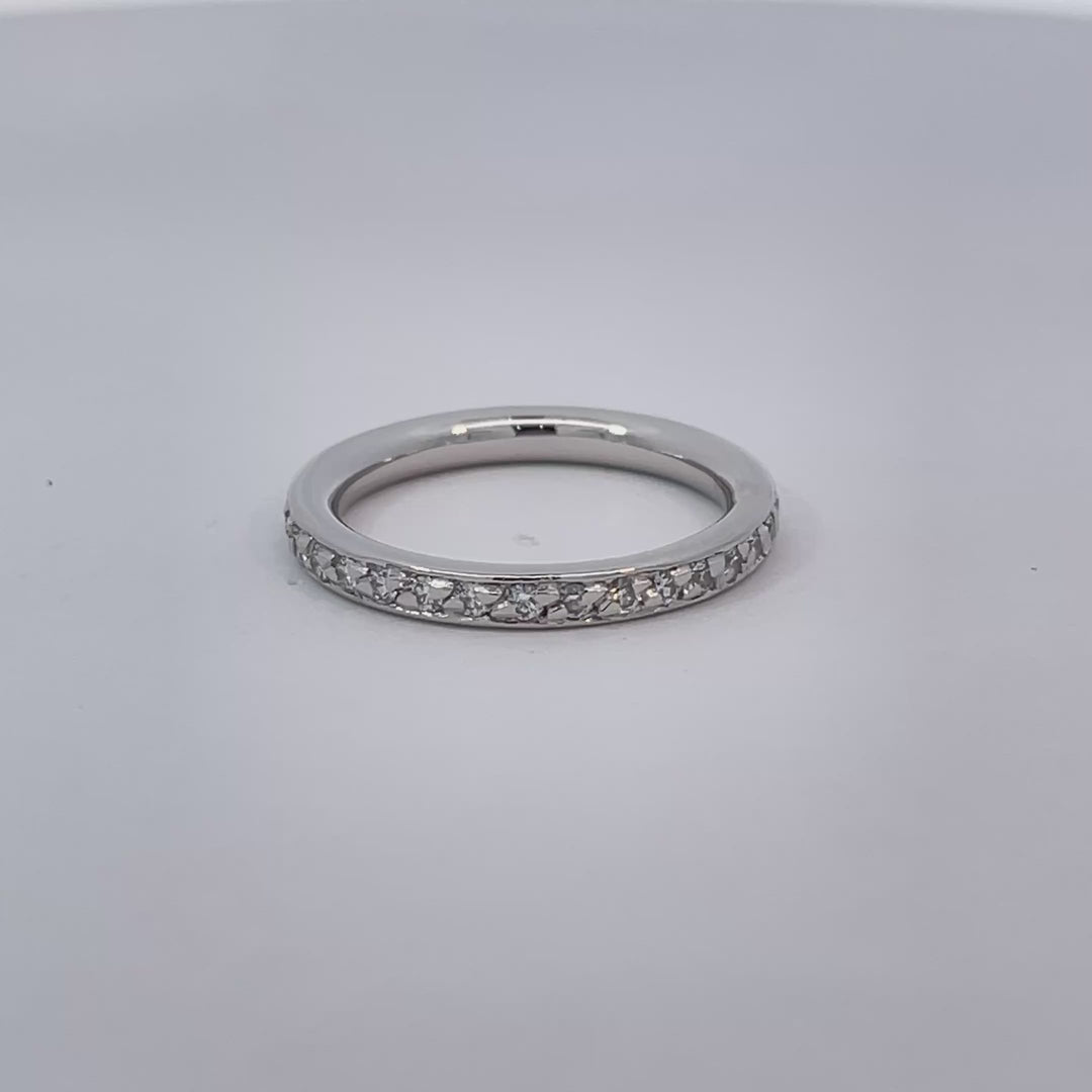 Vintage Diamond Eternity Band Platinum .38CT