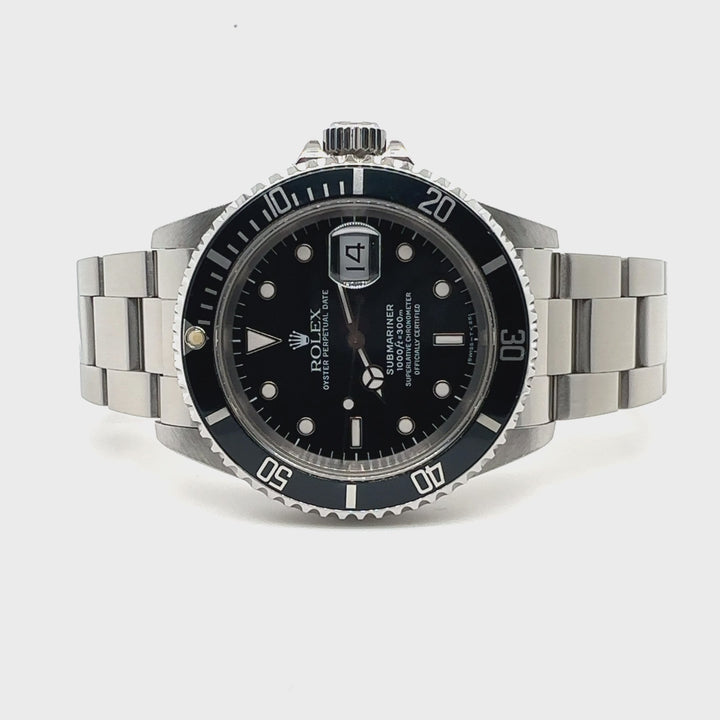 Rolex Submariner Ref:16610 Box Papers Tag Year 1990