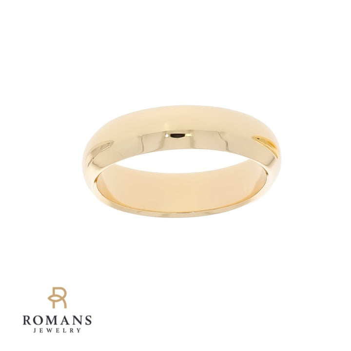 Classic Wedding Band 14K Yellow Gold