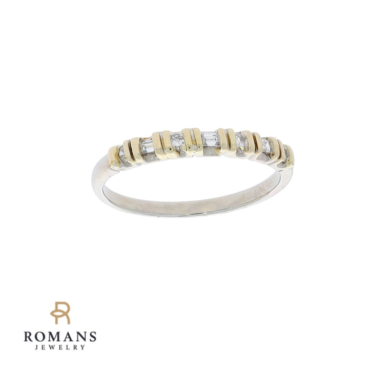 Diamond Band 14K Two Tone .16 CTW