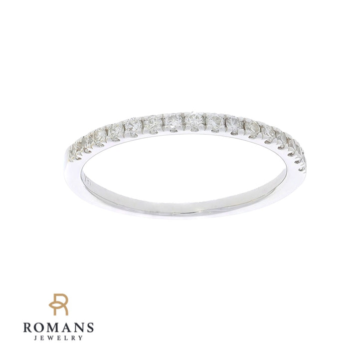 Diamond Band 14K White Gold .19 CTW