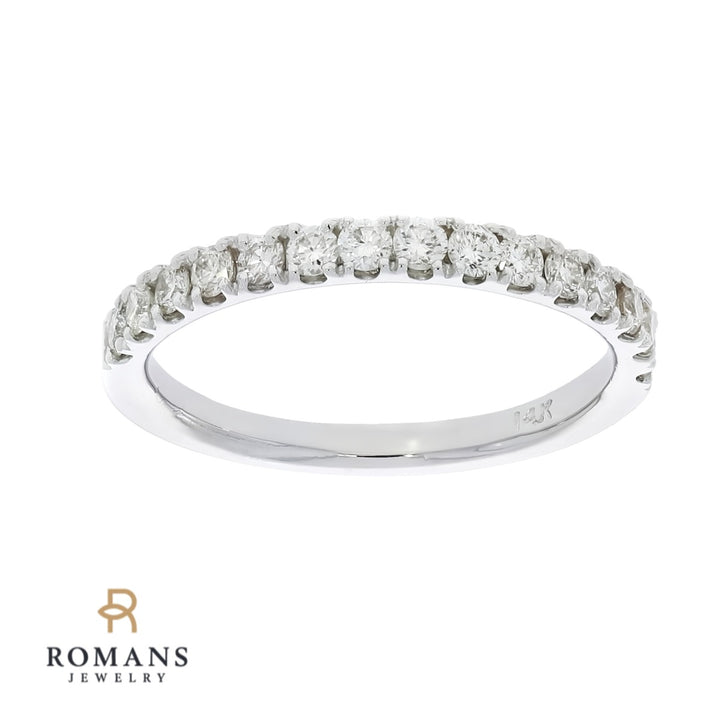 Diamond Band 14K White Gold .40 CTW