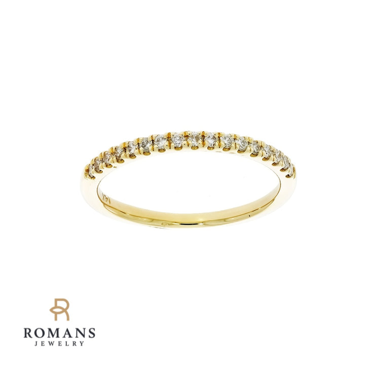 Diamond Band 14K Yellow Gold .19CTW