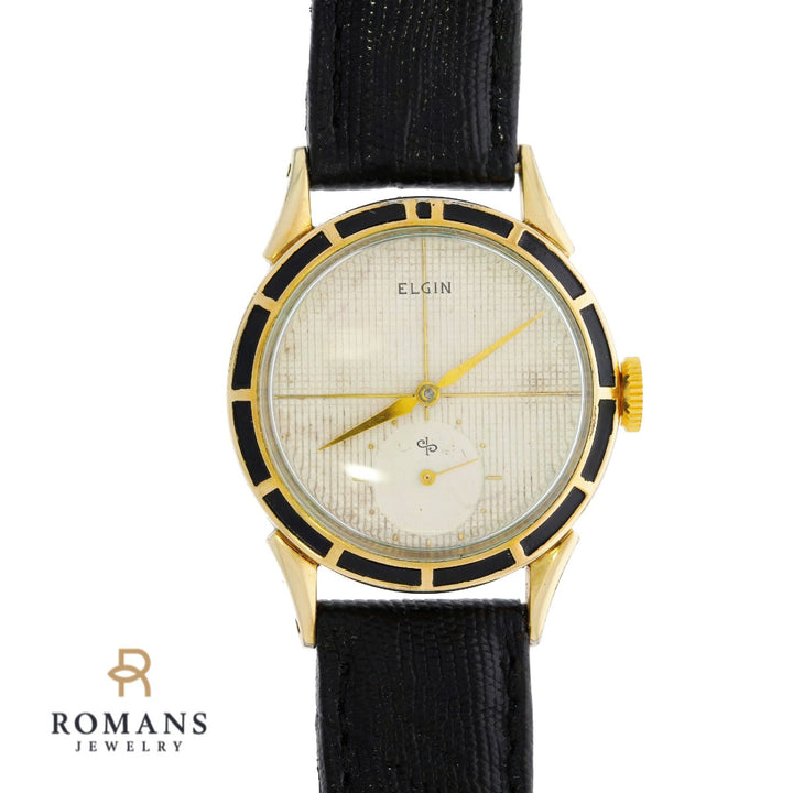 Elgin Cross Hair Dial  Gold Plated Watch Cal. 712