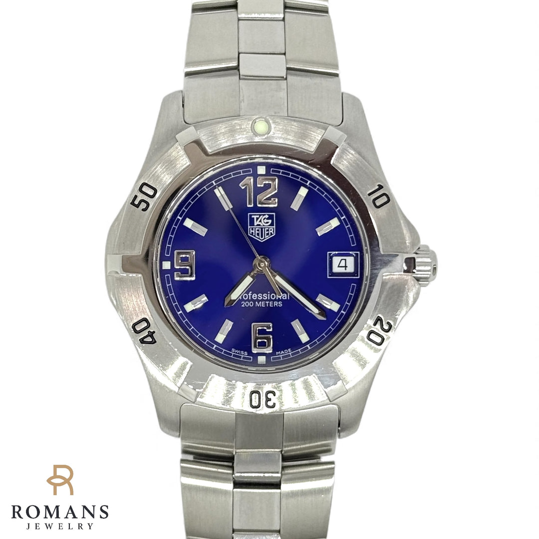 TAG Heuer 2000 Exclusive WN1112 Blue Dial 38mm Steel