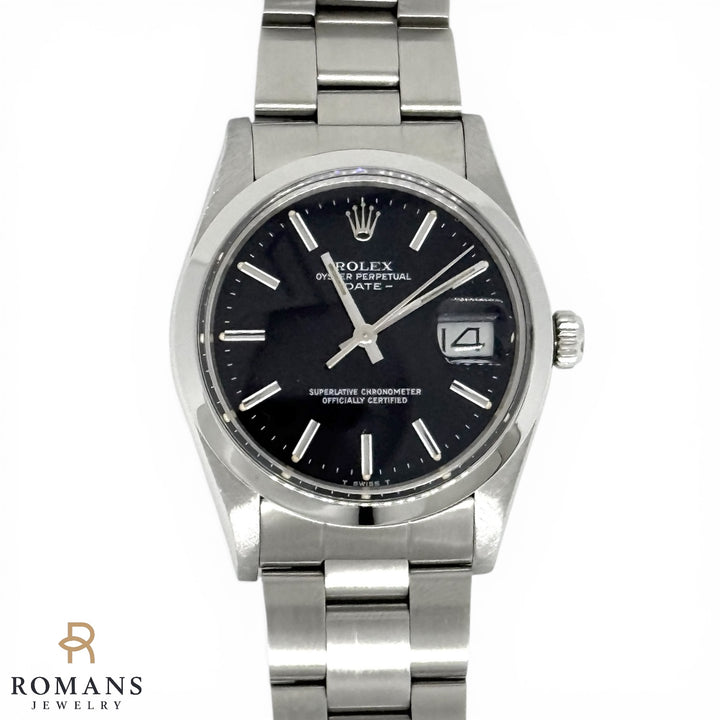 Rolex Oyster Perpetual Date Ref. 15000 34MM 1983 Quick Set