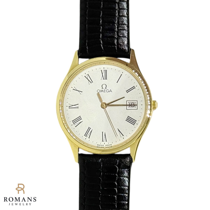 Omega 14K Gold Quartz 32mm Ref. 1430