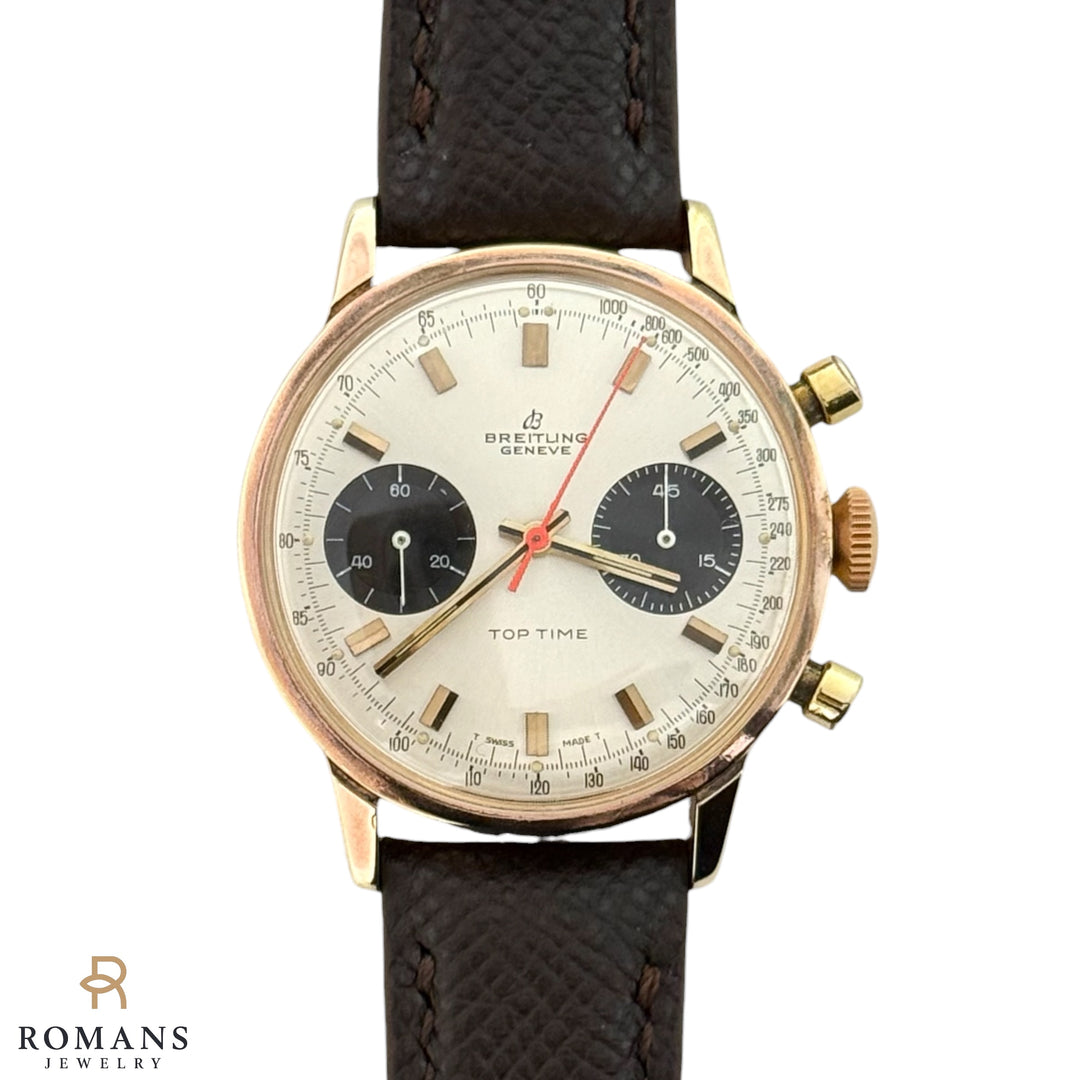 Breitling Top Time Chronograph 2000-33 36mm Gold Plated Vintage