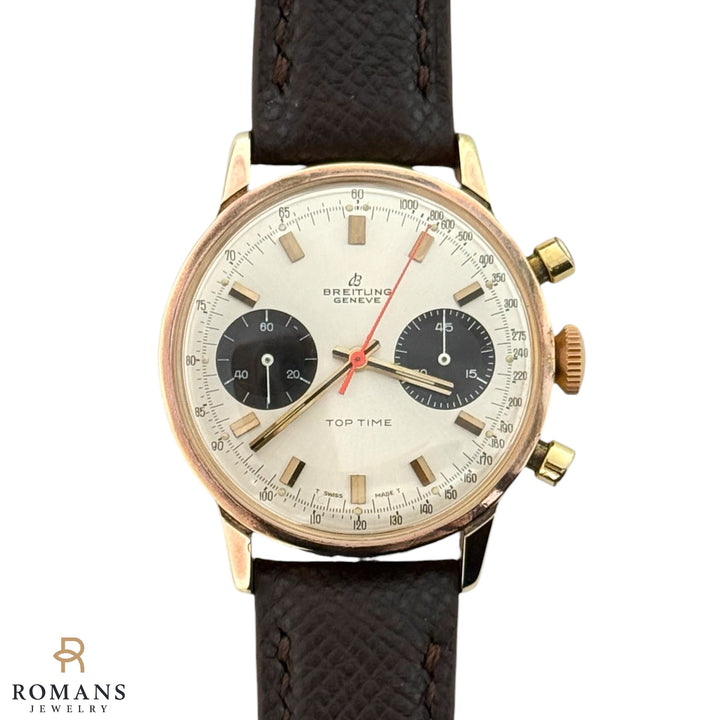 Breitling Top Time Chronograph 2000-33 36mm Gold Plated Vintage