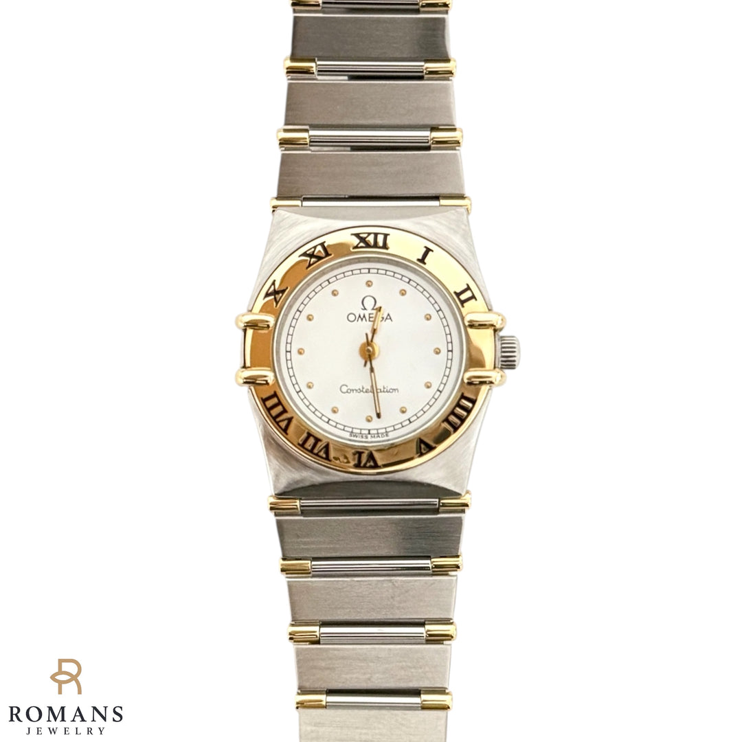 Omega Constellation Ladies 18K &amp; Stainless Steel 22mm Quartz Bracelet