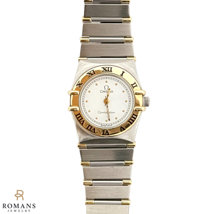 Omega Constellation Ladies 18K &amp; Stainless Steel 22mm Quartz Bracelet