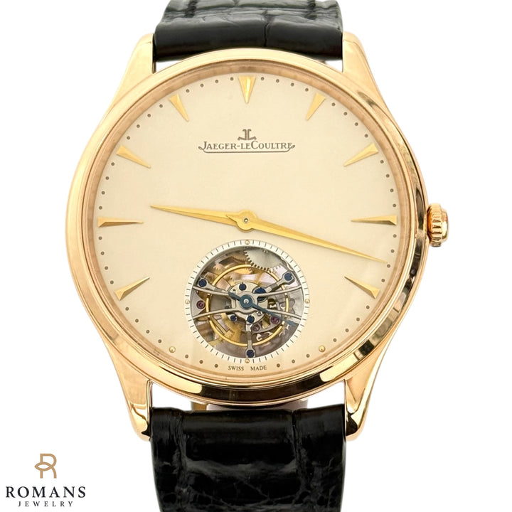 Jaeger LeCoultre Master Ultra Thin Tourbillon Ref JLQ1322410 18K Rose Gold