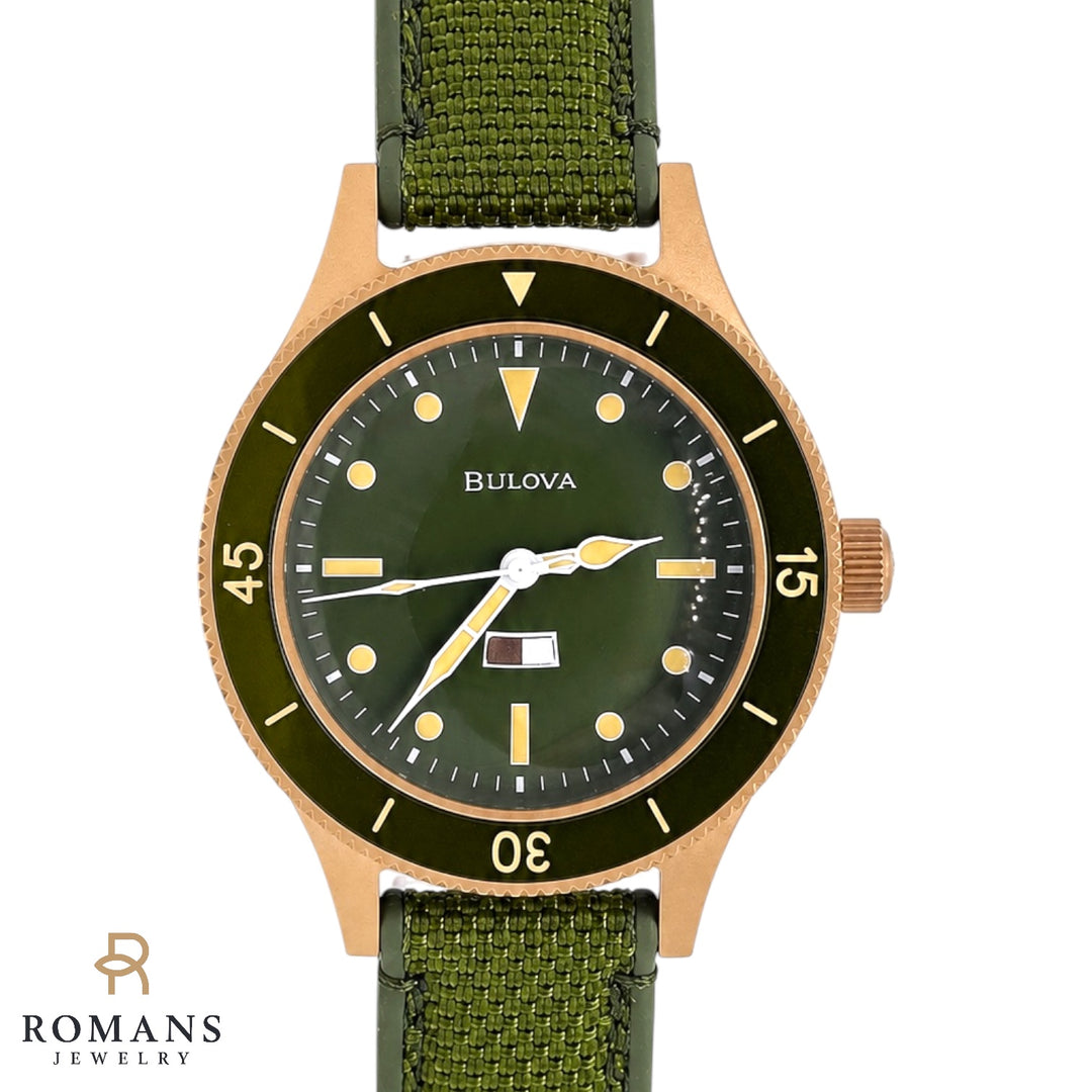 Bulova Heritage Automatic Watch Ref. 98A324 Bronze Case