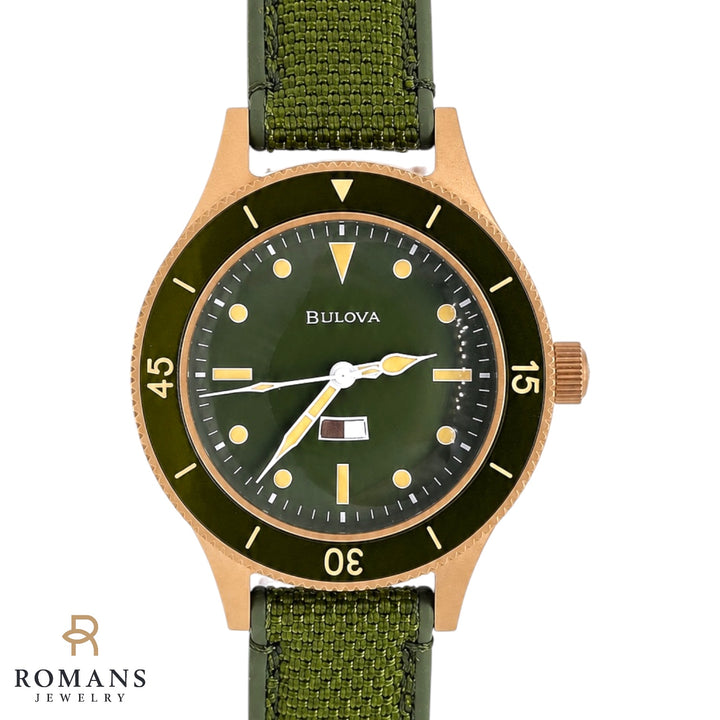 Bulova Heritage Automatic Watch Ref. 98A324 Bronze Case