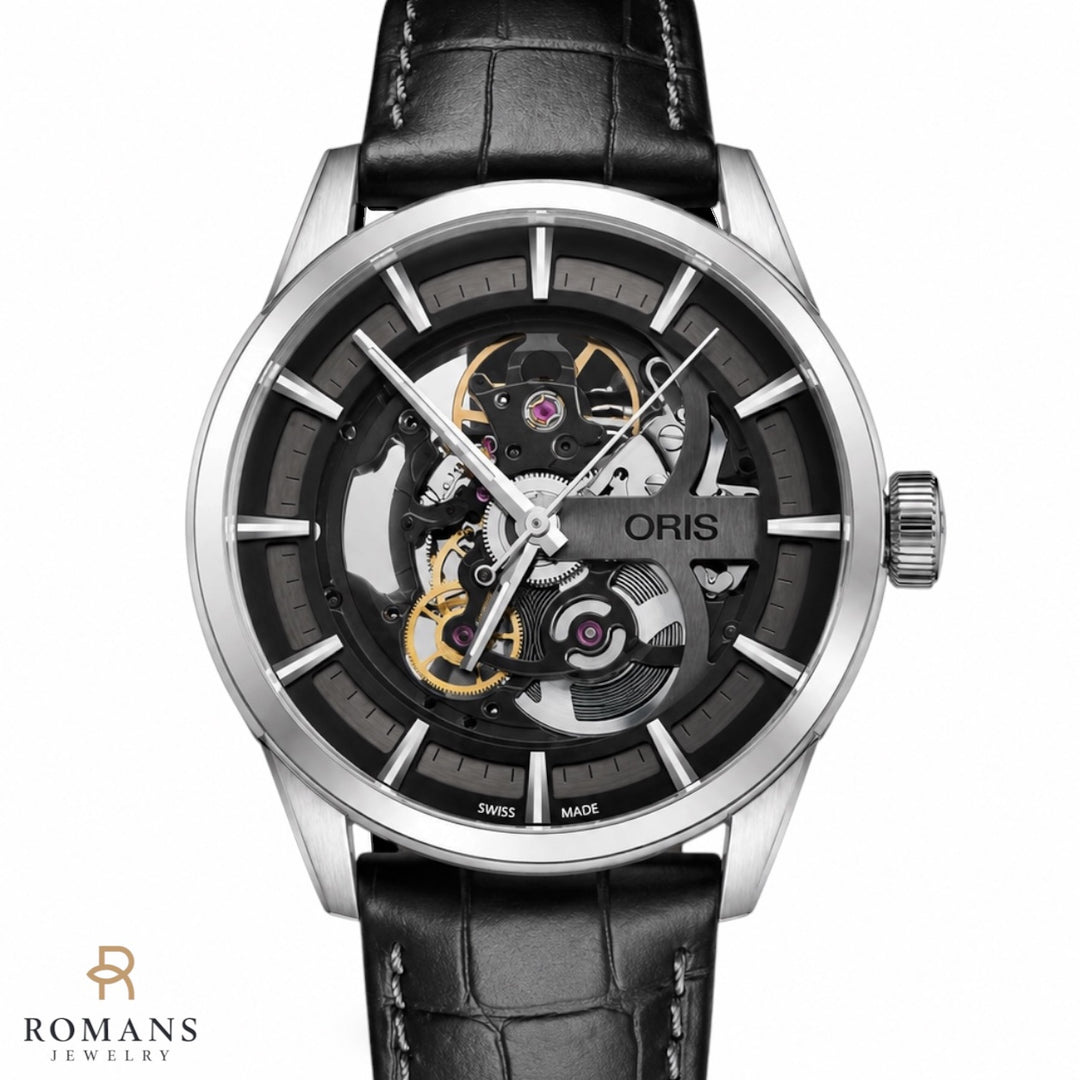 Oris Artix Skeleton Automatic Stainless Steel Watch 39mm Ref. 01 734 7714 4054