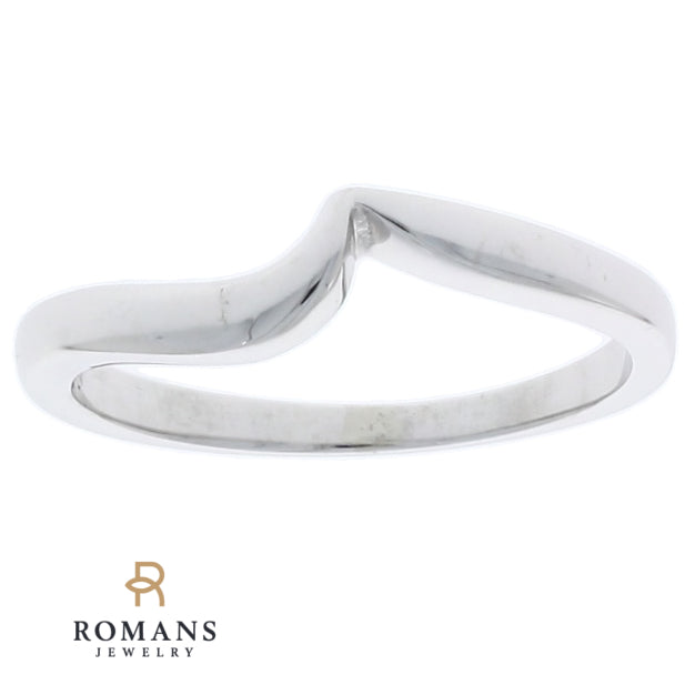 Swirl 1.5MM Band 14K White Gold