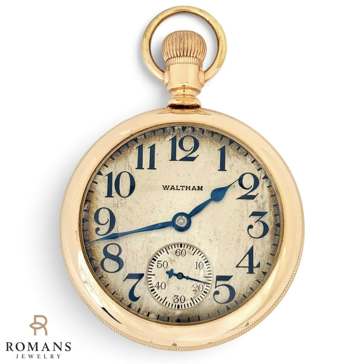 Waltham Pocket Watch 1036 Special 21 Jewel Gold Filled 18 Size Y-1910