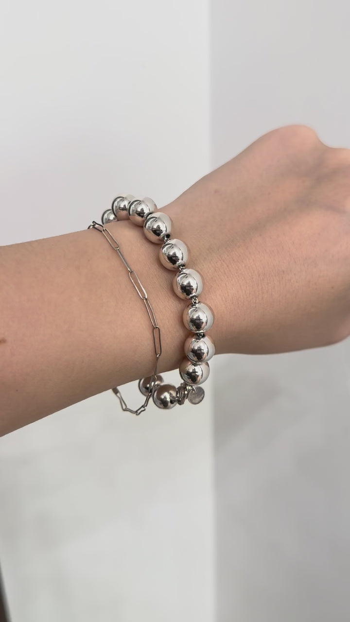 Tiffany & Co. Bead Sterling Silver Bracelet