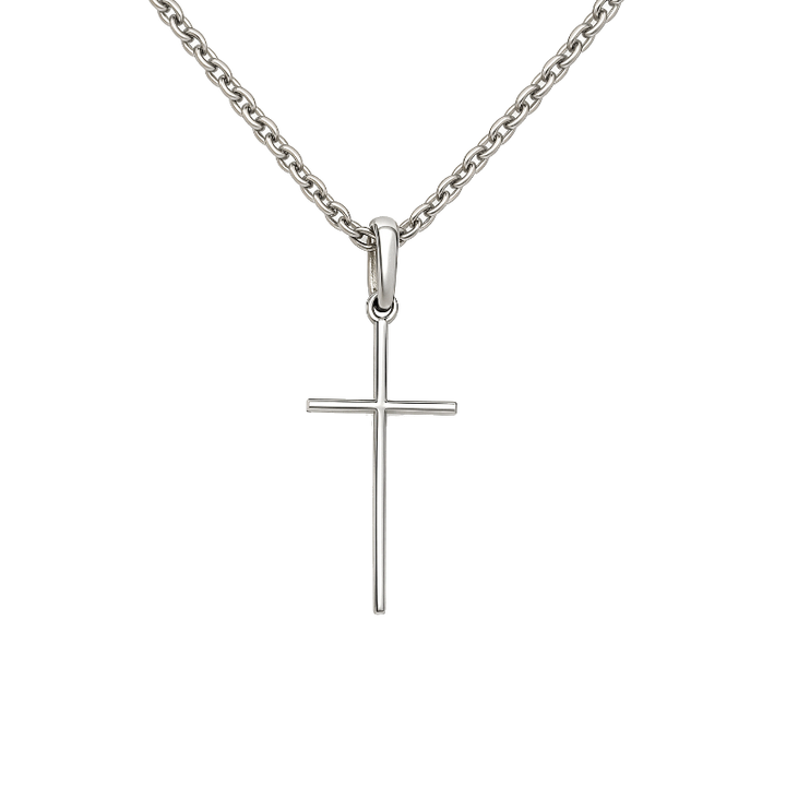 Diamond Cross 18K White Gold .06CTW