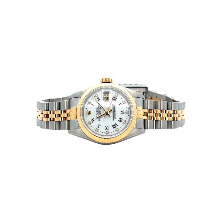 Rolex Oyster Perpetual Datejust Watch 18K Yellow & Stainless Steel 26MM