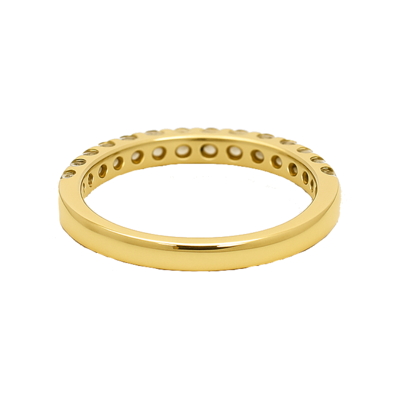 Everyday Diamond Accent Band 14K Yellow Gold .44CTW