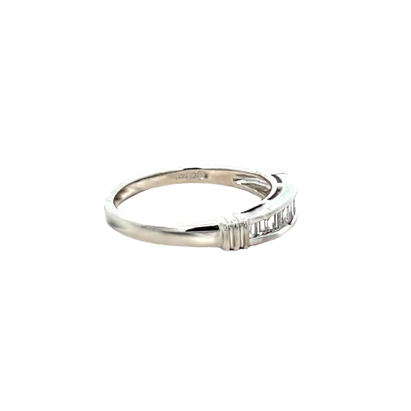 Diamond Baguette Band Platinum .39CTW