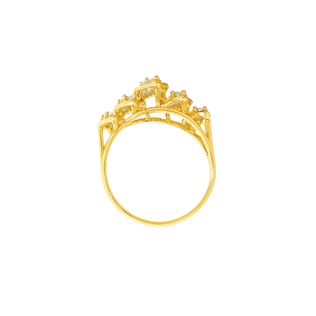 Marquise Diamond Band 14K Yellow Gold 1.20CTW